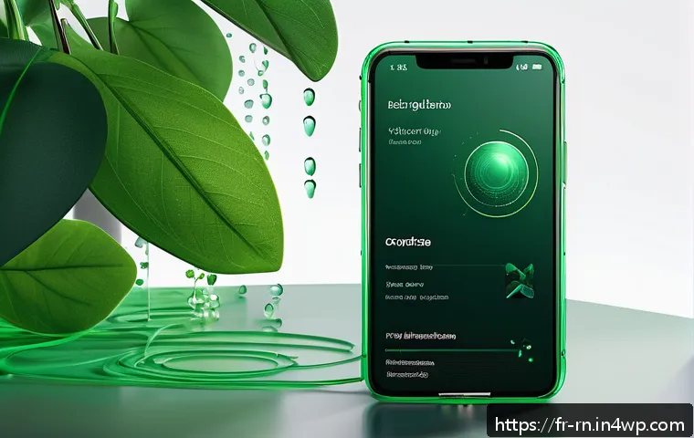 생체모방 디자인을 활용한 UI UX 혁신 - A futuristic digital interface inspired by organic growth patterns, featuring smooth, flowing animat...