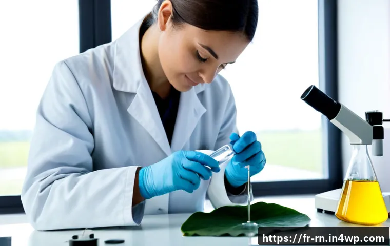 Home 17 생체모방 기술과 생명과학의 융합 - Photorealistic biomimicry and life science research scene in a bright modern French laboratory, a re...